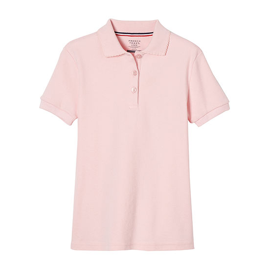 jcpenney.com | French Toast Big Girls Short Sleeve Polo Shirt