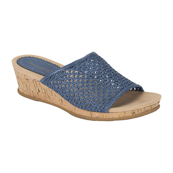 Bare Traps Womens Flossey Wedge Sandals