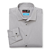 Diamondo Folk Men Irregular Casual Pure Teen Long Sleeve Fit Button Shirts Black/M 