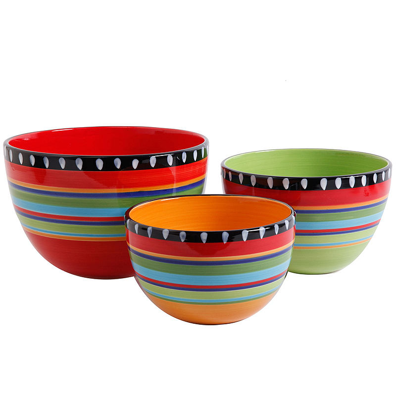 UPC 085081240811 product image for Simplemente Delicioso Pueblo Springs 3-pc. Bowl Set | upcitemdb.com