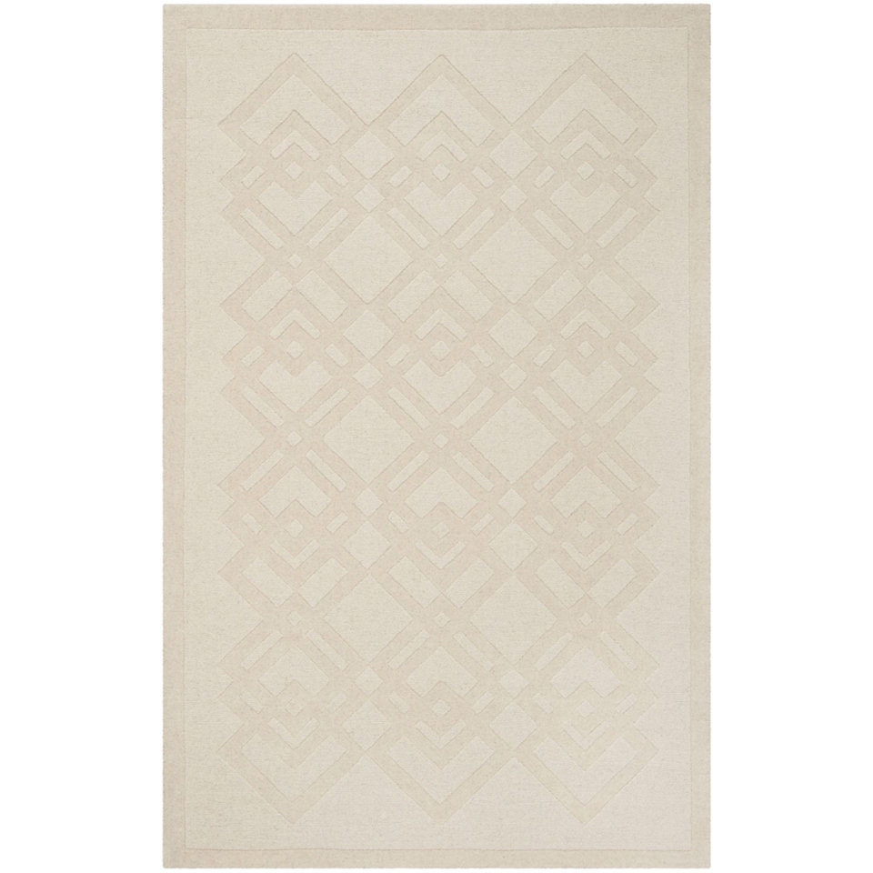 MarthaRugs Viewpoint Carved Rectangular Rug, Ivory