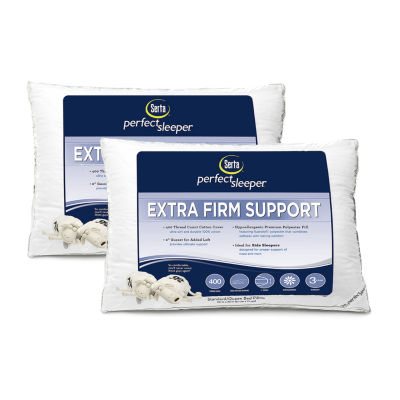 Serta® Perfect Sleeper® Extra Firm Support Pillow, Color White JCPenney