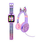 Itouch Playzoom Unisex Purple Smart Watch with Headphones Set A0091wh-51-F58
