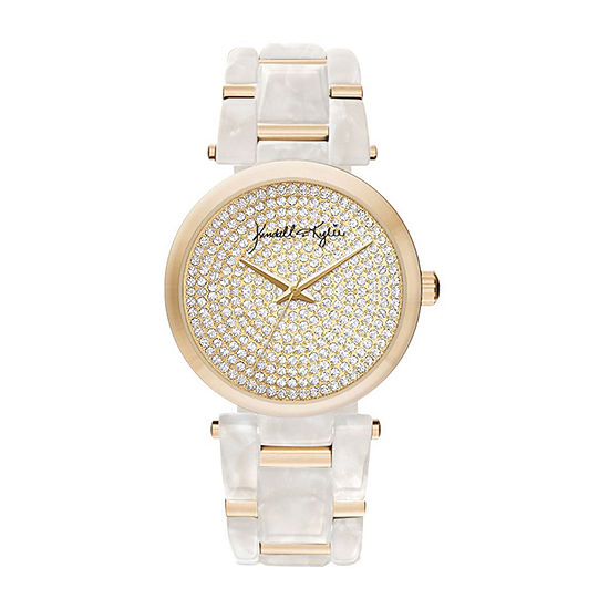 Kendall + Kylie Womens White Strap Watch 14383g-42-F03