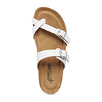 Eastland Womens Tiogo Adjustable Strap Flat Sandals