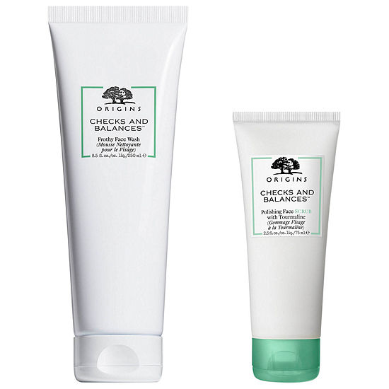 Origins Checks and Balances™ Frothy Face Wash and Polishing Exfoliator Duo to Cleanse & Purify Pores