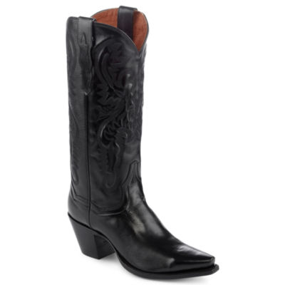 black suede cowboy boots womens