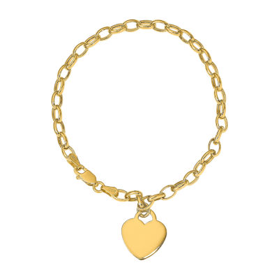 gold charm bracelet