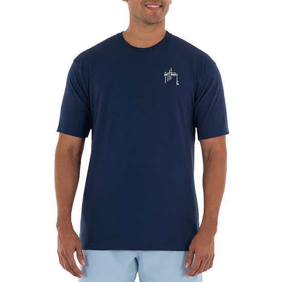Guy Harvey Mens Crew Neck Short Sleeve Graphic T-Shirt