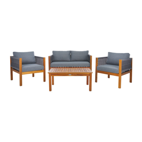 Safavieh Wilson 4-pc. Conversation Set Cushioned