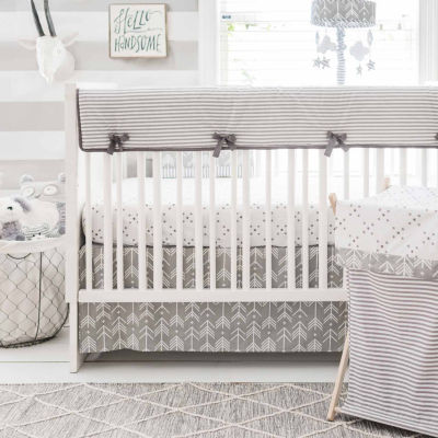 My Baby Sam Little Adventurer Knit Crib Liner Color Gray Jcpenney