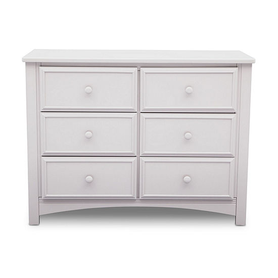 Delta Children 6 Drawer Nursery Dresser Painted
