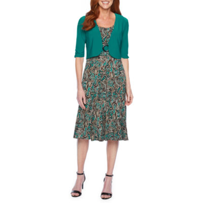 jcpenney teal dresses