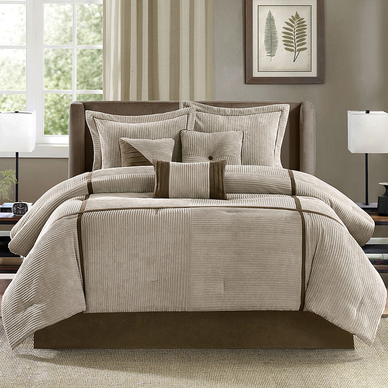 Madison Park Dallas 7-Pc. Comforter Set, Queen Bedding