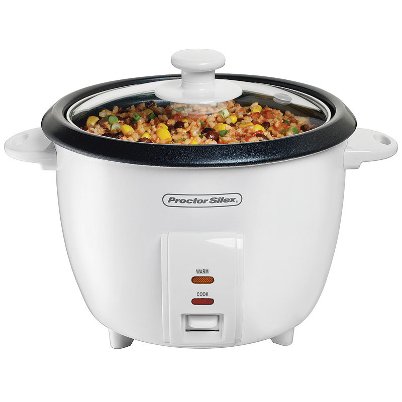 Proctor Silex - 10-Cup Rice cooker - White