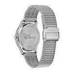 Citizen Disney Mickey Mouse Mens Silver Tone Stainless Steel Bracelet Watch Fe7060-56w