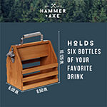 Hammer Axe Bottle Caddy Wood With Opener Beer Caddy