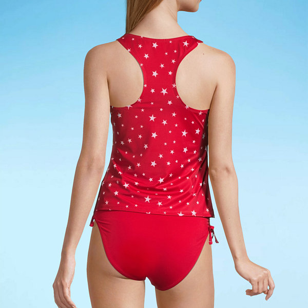 Outdoor Oasis Lined Star Tankini Swimsuit Top