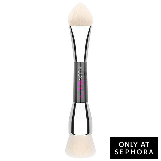HUDA BEAUTY Build and Buff Double Ended Foundation Brush