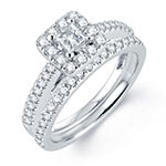 Modern Bride® Signature 1 CT. T.W. Diamond 14K White Gold Engagement Ring