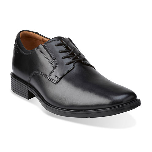 Clarks® Tilden Mens Leather Plain-Toe Dress Shoes - JCPenney