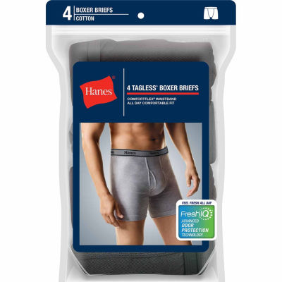 Hanes Mens FreshIQ ComfortFlex Waistband Boxer Brief 4 Pack JCPenney
