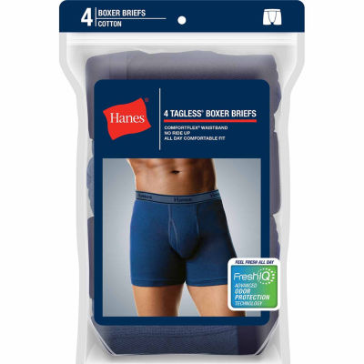 Hanes Mens FreshIQ ComfortFlex Waistband Boxer Brief 4 Pack JCPenney