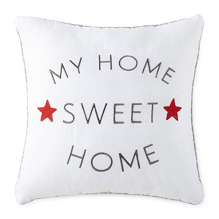 Americana 18X18 My Home Sweet Home Throw Pillow, One Size , Multiple Colors