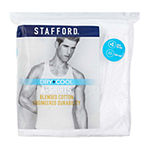 Stafford Dry + Cool Mens 4 Pack Sleeveless Quick Dry Tank-Extra Tall