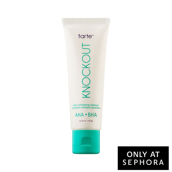 tarte knockout daily exfoliating cleanser mini