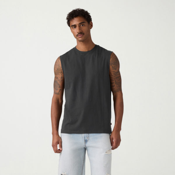 Levi's® Mens Crew Neck Sleeveless Muscle T-Shirt
