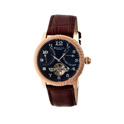 heritor skeleton watch