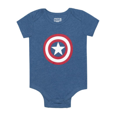 Okie Dokie Baby Boys Avengers Captain America Marvel Bodysuit