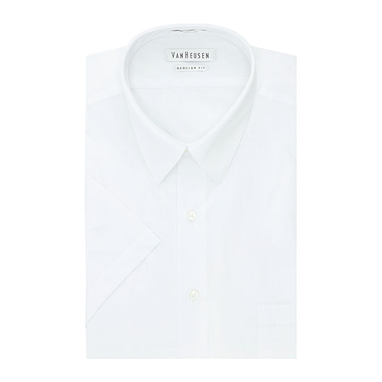 Van Heusen® Short-Sleeve Poplin Dress Shirt - JCPenney