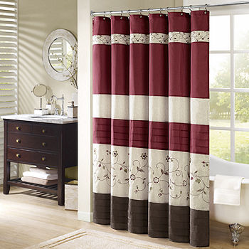 Madison Park Belle Embroidered Shower, Comforter Sets With Matching Shower Curtains