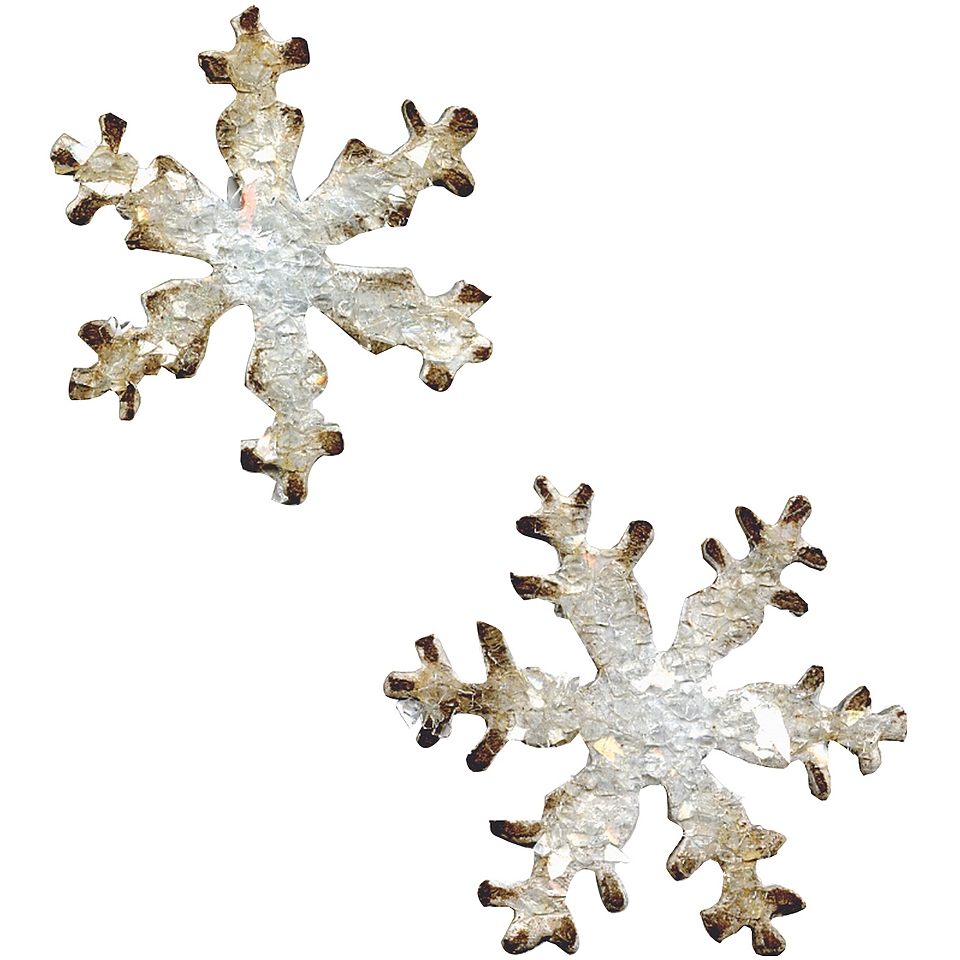 SIZZIX Movers & Shapers Magnetic Dies by Tim Holtz 2 pk. Mini Snowflakes