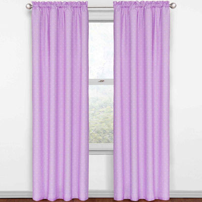 Eclipse Kids Polka Dots Rod Pocket Thermal Blackout Curtain Panel