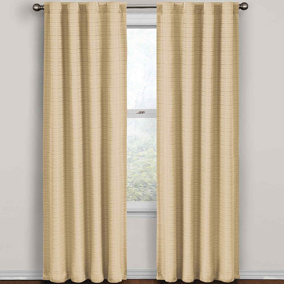 Eclipse Twist Back Tab Thermal Blackout Curtain Panel, Ivory