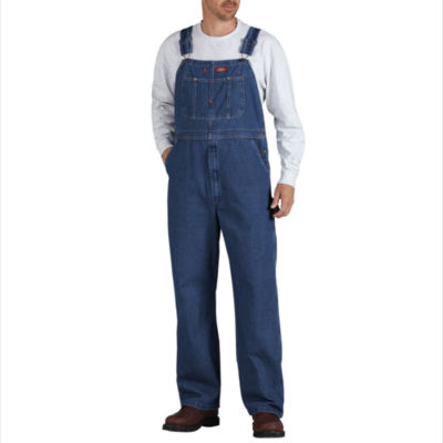 dickies stonewashed bib overalls