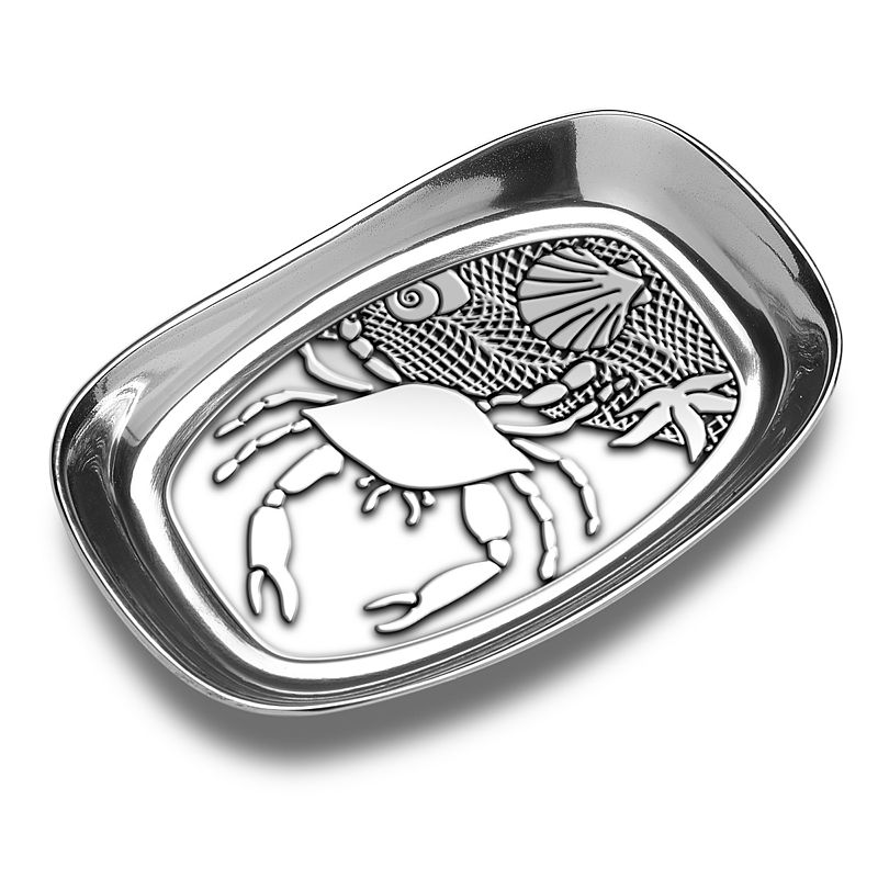 Wilton Armetale Crab Serving Tray, Silver