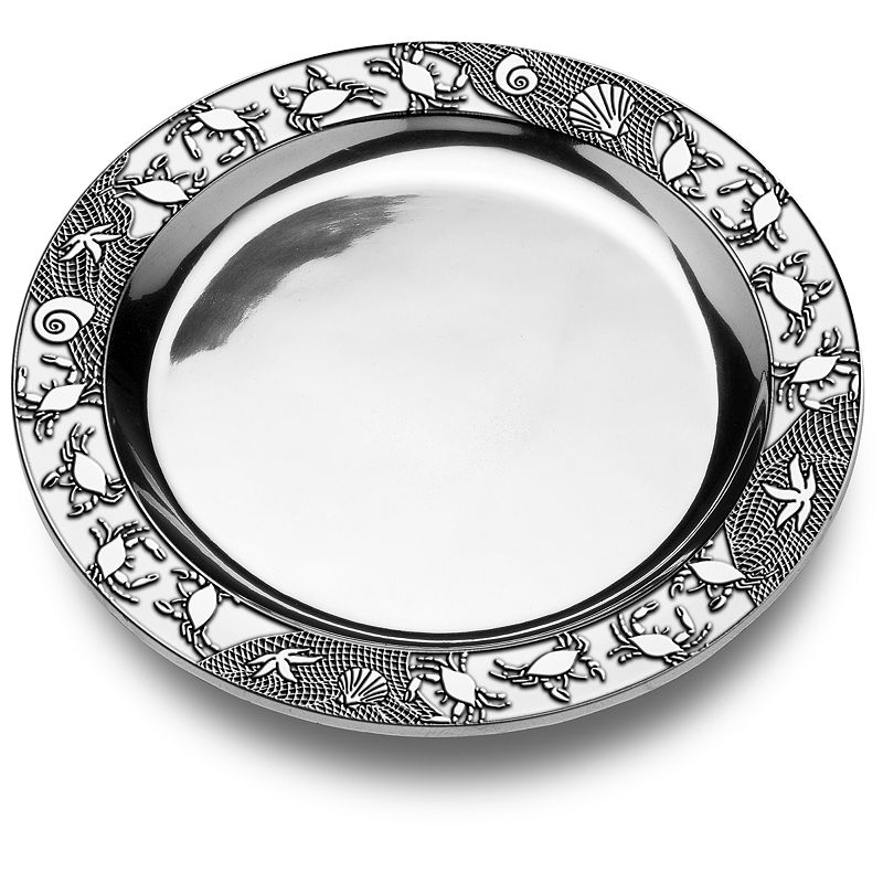Wilton Armetale Crab Serving Tray, Silver