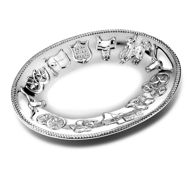 Wilton Armetale Western Serving Tray - Serving Trays - Silver - Silver