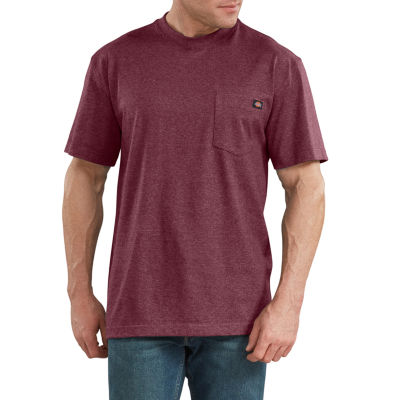 dickies men's short sleeve heavyweight crew neck