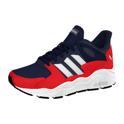 adidas blue shoes with white stripes