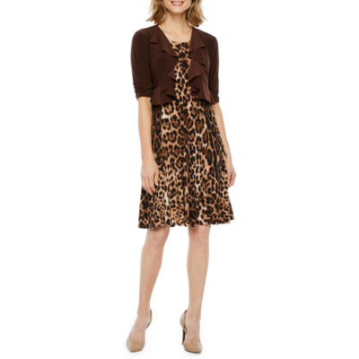 animal print dress jcpenney