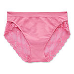 Ambrielle Seamless  Lace High Cut Panty 12p050