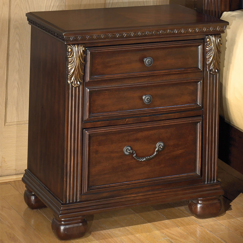 Signature Design By Ashley Leahlyn 2-Drawer Nightstand, Brown