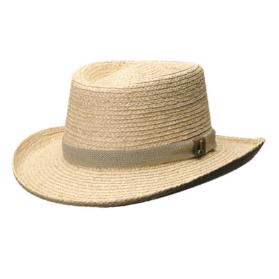 raffia gambler hat