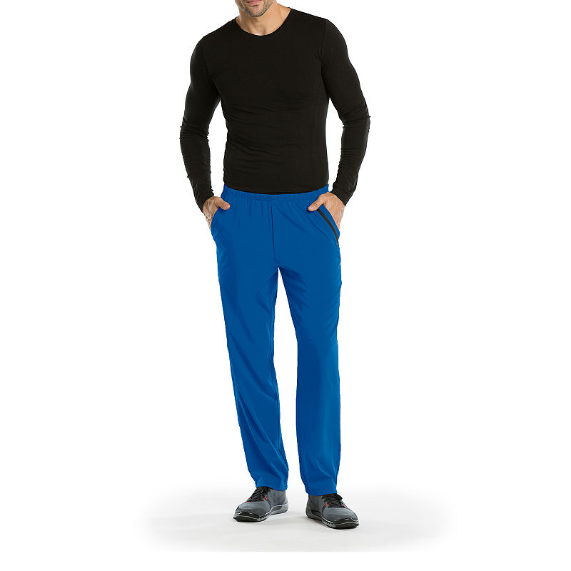 Barco One Men'S 0217 7 Pocket Cargo Performance Scrub Pant - Tall, Mens, Size Small Tall, Blue