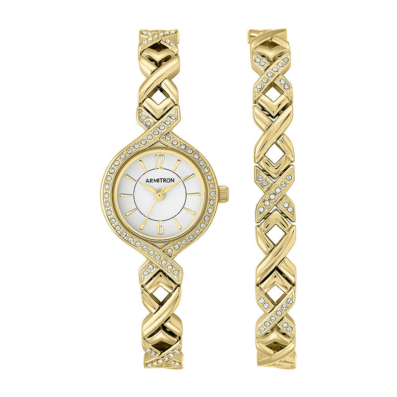 UPC 086702583423 product image for Armitron Womens Strap Watch and Bracelet Set | upcitemdb.com